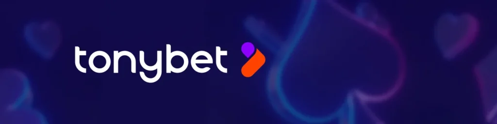 Tonybet casino banner showing the brand logo 