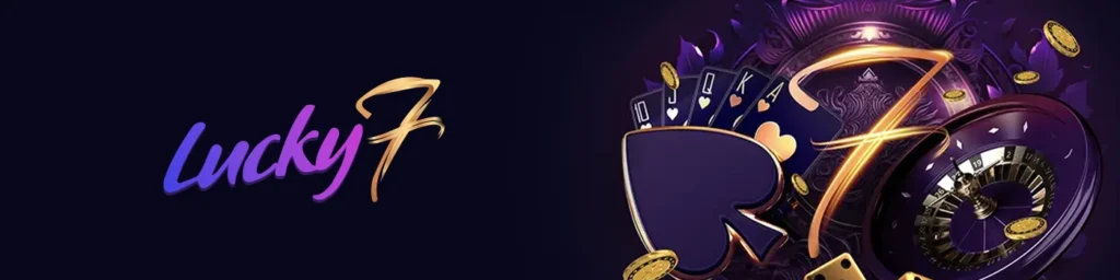 Lucky7even casino showing the brand logo 
